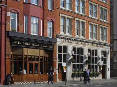 The Butchers Hook & Cleaver pub, City of London