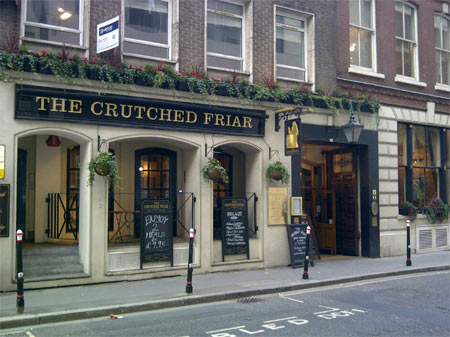 The Crutched Friar pub, City of London