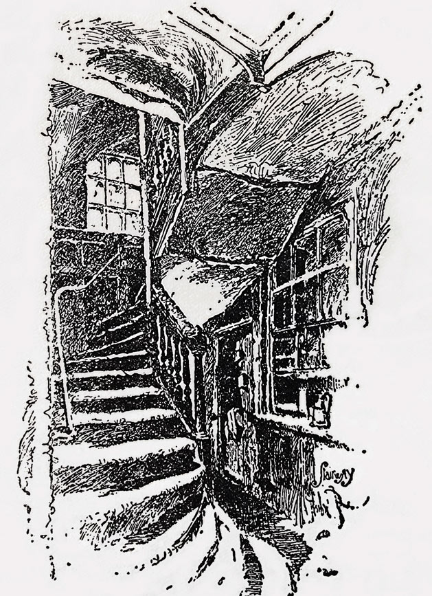 The Staircase Ye Olde Cheshire Cheese